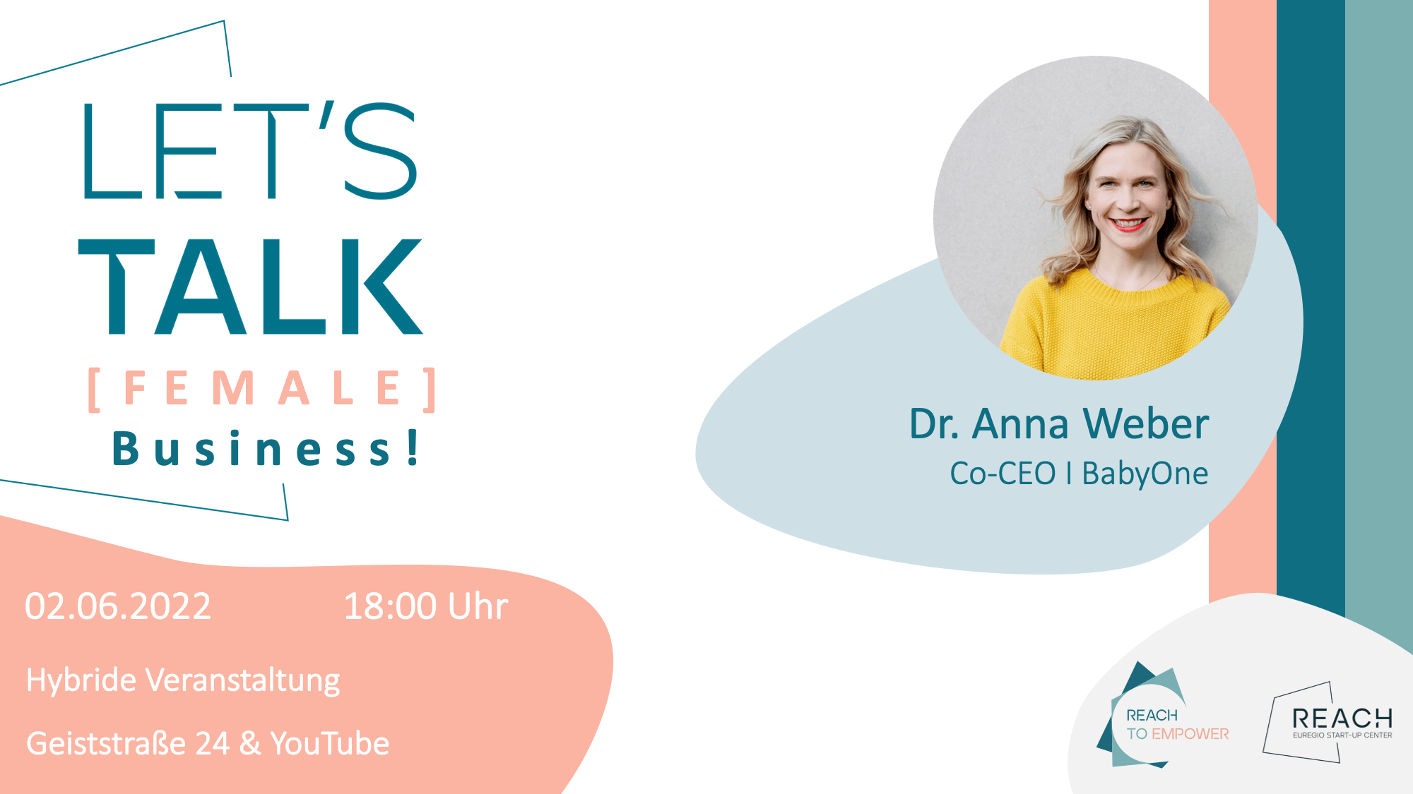 Lets talk female business mit Anna Weber Co-CEO BabyOne-Titelbild